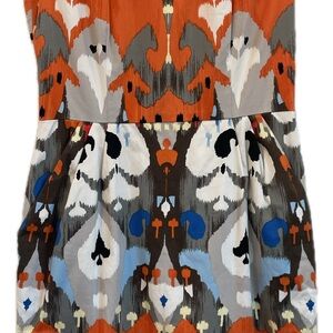 Maggy London Ikat Cotton Sateen Sheath Dress